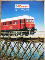 Livre Catalogue Matériel Train Electrique Roco 1990 1991 Echelle N Locomotive TGV Modèlisme - Model Making