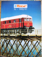Livre Catalogue Matériel Train Electrique Roco 1990 1991 Echelle N Locomotive TGV Modèlisme - Modelbouw