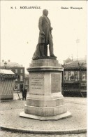 MORLANWELZ  « Statue Warocqué » - Phototypie Marco Marcovici, Bxl (1909) - Morlanwelz