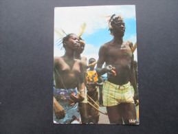 AK / Echtfoto 1980 Afrika / Republique Centralafricaine. Bangui M'Poko. African Folk. Nackte Frau! - Afrika