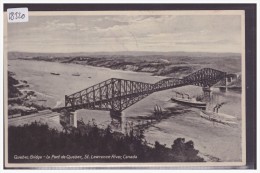QUEBEC - LE PONT SUR LA ST LAWRENCE RIVER - TB - Québec - Les Rivières