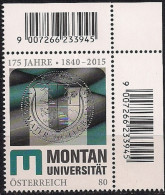 2015 Austria Mi. 3232**MNH  175 Jahre Montanuniversität, Leoben. - 2011-2020 Neufs