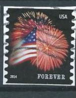 USA 2014 Star-Spangled Banner CCL COIL P. 8½ Vert.  Forever = 49 C SC 4853 YV 4679b MI 5046 SG 5470 - Usati