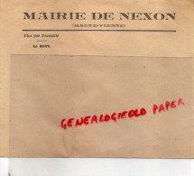 87 - NEXON - ENVELOPPE MAIRIE  CLOS PAR NECESSITE LE MAIRE - ANNEES 50 - 1950 - ...