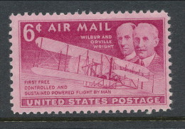 USA 1949 Air Mail Scott # C45. Wright Brothers Issue. MNH (**) - 2b. 1941-1960 Neufs