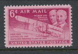 USA 1949 Air Mail Scott # C45. Wright Brothers Issue. MNH (**) - 2b. 1941-1960 Unused