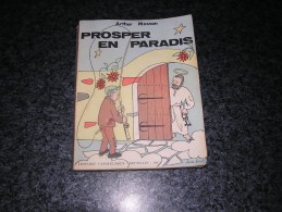 PROPER EN PARADIS1962 Arthur Masson Auteur Belge Treignes Illustration De La Couverture Jean Fivet - Auteurs Belges