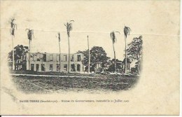 LA GUADELOUPE  Basse-terre - Ruines Du Gouvernement,incendié Le 21 Juillet 1905 - Basse Terre