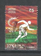 INDIA, 2010, FINE USED, XIX Commonwealth Games,  Athletics, Running, 1 V - Gebruikt