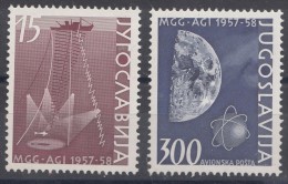 Yugoslavia Republic 1958 Mi#868-869 Mint Never Hinged - Ungebraucht