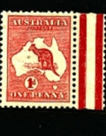 AUSTRALIA - 1913  KANGAROO  1 D.  DIE II  1st  WATERMARK MINT  MINT NH  SG2 - Ungebraucht