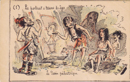 Illustrateur Moloch B., Le Portrait à Travers Les Ages (1), Dessin Préhistorique - Moloch