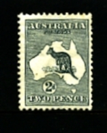 AUSTRALIA - 1913  KANGAROO  2 D.  1st  WATERMARK   MINT  SG3 - Mint Stamps