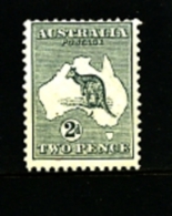 AUSTRALIA - 1915  KANGAROO  2 D.  2nd  WATERMARK   MINT NH  SG24 - Nuevos