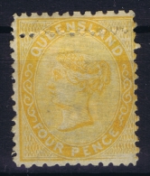 Queensland:  Mi Nr 42 MH/* Double Perforated 1879 - Nuovi