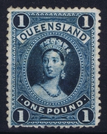 Queensland:  Mi Nr 127 A  SG 312 C   Deepbluish Green  Not Used  (*)  1907  Signed/ Signé/signiert - Neufs