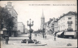 Molenbeek : Boulevard Du Jubilé  Et Eglise St Rémy - Très Belle Animation - Molenbeek-St-Jean - St-Jans-Molenbeek