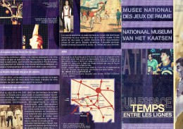 Balle Pelote Dépliant Musée Des Jeux De Paume -Museum Van Het Kaasten Ath - Tourism Brochures