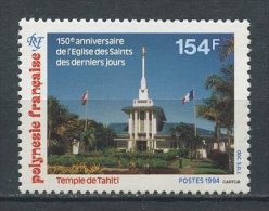 POLYNESIE N° 455 ** Neuf = MNH Superbe Cote 4 € Eglise Des Saints Des Derniers Jours Mormons Temple Tahiti Church - Neufs