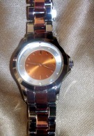 JOLIE MONTRE FEMME LBVYR  BRACELET MÉTAL DORE ET ARGENTE NEUVE - Watches: Modern