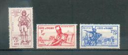 Codi 388 - YT 162-163-164 * Le YT 164 Présente Une Rousseur - Unused Stamps