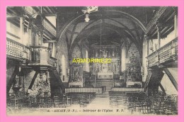 CPA  ASCAIN Interieur De L église - Ascain