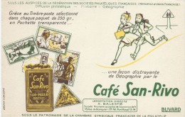 Café San-Rivo / Chambre Syndicale Française De La Philatélie /Balestre /Vers 1955       BUV267 - Koffie En Thee