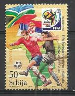 SERBIA 2010 - WORLD FOOTBALL CUP - OBLITERE USED GESTEMPELT USADO - 2010 – Afrique Du Sud