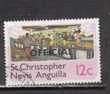 ST CHRISTOPHER - NEVIS ° YT N° SERVICE 1 - San Cristóbal Y Nieves - Anguilla (...-1980)