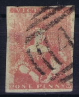 Victoria:  Mi Rn1 I D ,1850 Used    Braun Red - Used Stamps