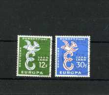 - SARRE 1957/59 . TIMBRES DE 1958 . OBLITERES . - Usados