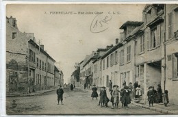 CPA 95  PIERRELAYE RUE JULES CESAR - Pierrelaye