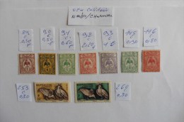 Nouvelle Calédonie:9 Timbres Neufs Charnière - Collections, Lots & Séries