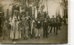 CPA 95  CARTE PHOTO DE PIERRELAYE  Carnaval .. Pas De Précision Au Verso Voir Personnages - Pierrelaye