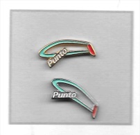 2  Pin´s  Sigle  Automobile  FIAT  Punto - Fiat