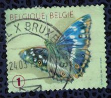 Belgique Oblitéré Rond Used Papillon Petit Mars Changeant Apatura Ilia SU - Usados