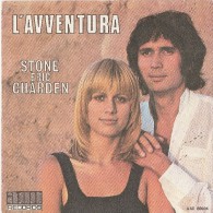 DISQUE VINYL 45 Tours  -  STONE Eric CHARDEN  -   L'AVVENTURA - LA MUSIQUE DE CAMIONNEUR - 45 T - Maxi-Single