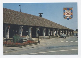 85-- MOUTIERS LES MAUXFAITS-- LES HALLES  -RECTO/VERSO -C28 - Moutiers Les Mauxfaits