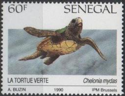 SENEGAL 895 ** MNH TORTUE Verte SCHILDKRÖTE TURTLE TORTOISE TORTUGA - Senegal (1960-...)