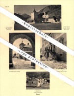 Photographien / Ansichten , 1923 , Zernez  , Kr. Sur Tasna , Prospekt , Architektur , Fotos !!! - Zernez