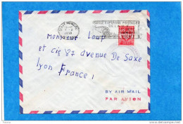 MARCOPHILIE-lettre  FM-sénégal -cad-  1959- Stamp FM-N° 12 Français-pour Françe - Storia Postale