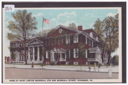 USA - RICHMOND - HOME OF CHIEF JUSTICE MARSHALL - TB - Richmond