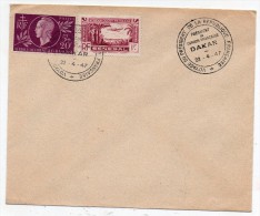 AOF - Voyage Du Président De La République Française - Dakar 22/04/1947 - Covers & Documents