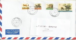 TANZANIE   BELLE ENVELOPPE TIMBRES ANINAUX - Other & Unclassified