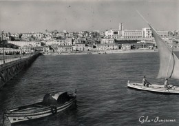 GELA PANORAMA DAL MARE 1958 - Gela