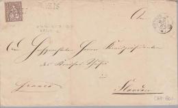 Heimat GR Kazis 1868-10-19 Lang-O Sitzende H. Brief - Cartas & Documentos