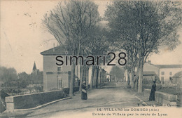 VILLARS-LES-DOMBES - N° 14 - ENTREE DE VILLARS PAR LA ROUTE DE LYON - Villars-les-Dombes