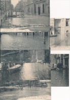 CPA 75 PARIS Lot De 7 Cartes Paris Inondé 1910 - Inondations De 1910