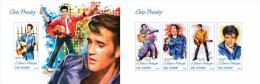 S. Tome 2013, Elvis, 4val In BF+BF IMPERFORATED - Elvis Presley