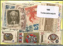 100 Timbres Thème Tchécoslovaquie - Colecciones & Series